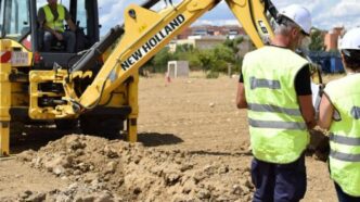 Trabajadores del sector de la construcción