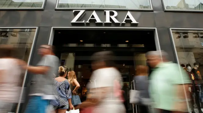 Tienda comercial en Madrid.