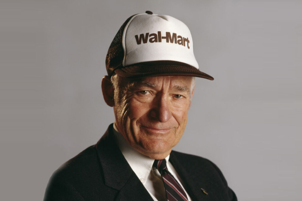 El fundador de Walmart, Sam Walton.
