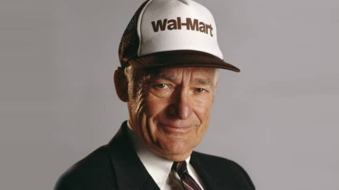 El fundador de Walmart, Sam Walton.