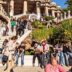 Turistas visitan Barcelona