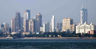 Vista panorámica de Mumbai (India)