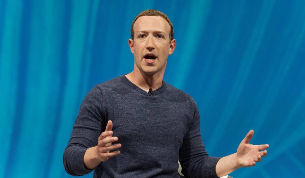 Marc Zuckerberg durante una presentación