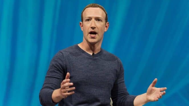 Marc Zuckerberg durante una presentación