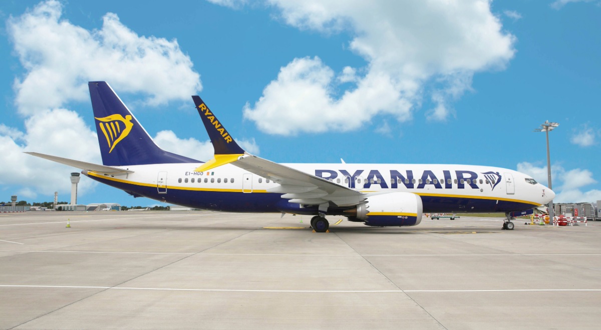 Imagen de avión de Ryanair