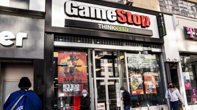 Fachada de tienda GameStop