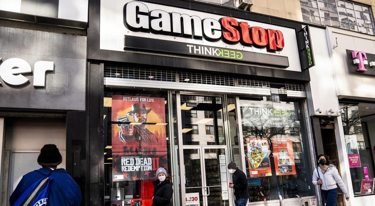 Fachada de tienda GameStop