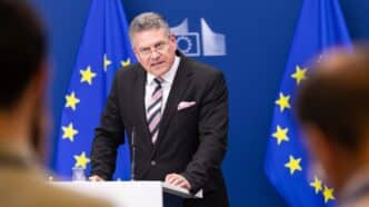 Maroš Šefčovič, comisario de comercio de la UE