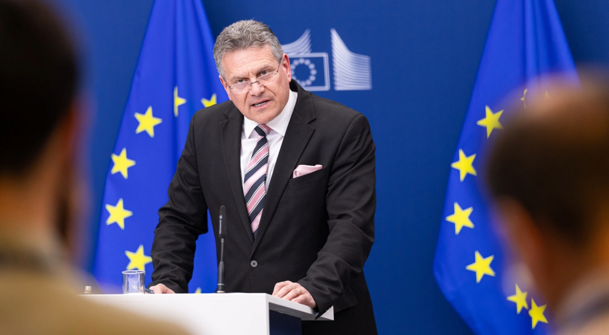 Maroš Šefčovič, comisario de comercio de la UE