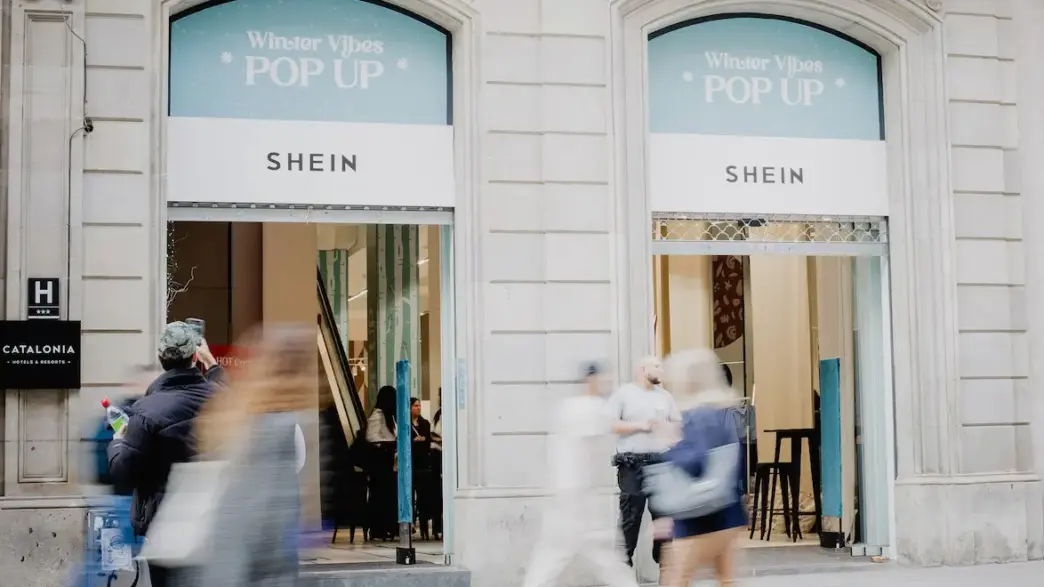 Pop up de Shein