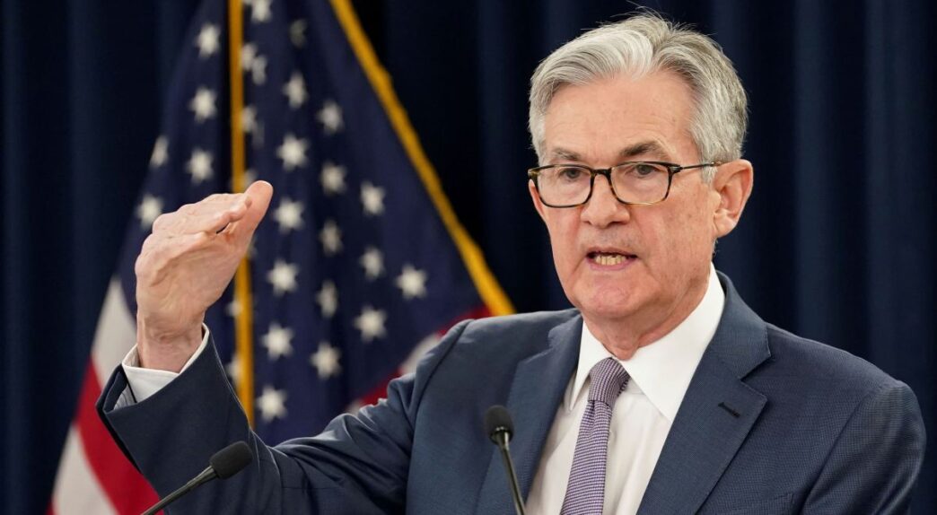 Jerome Powell, presidente de la Fed.