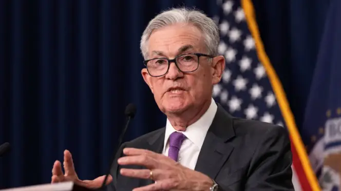 Jerome Powell, presidente de la Reserva Federal.