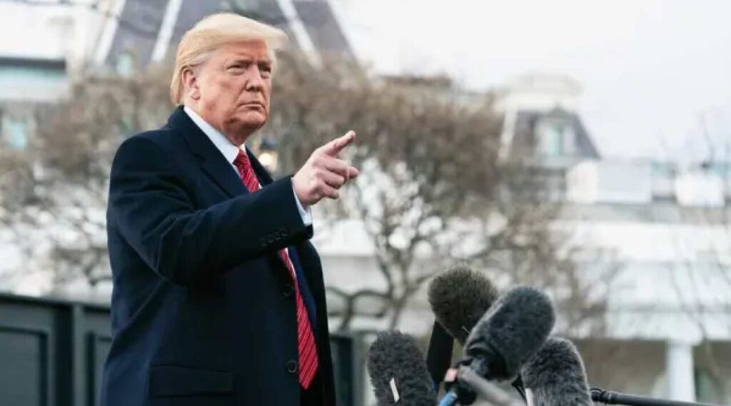 Donald Trump, presidente de los Estados Unidos.