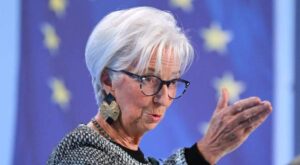 Christine Lagarde, presidenta del BCE