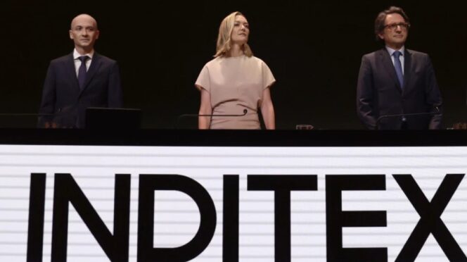 Marta Ortega al frente de la presentación de resultados