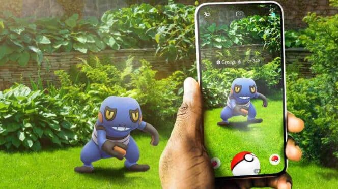 Usuario juega a Pokemon Go