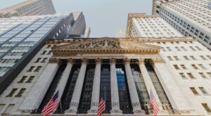 Fachada de la bolsa de Nueva York