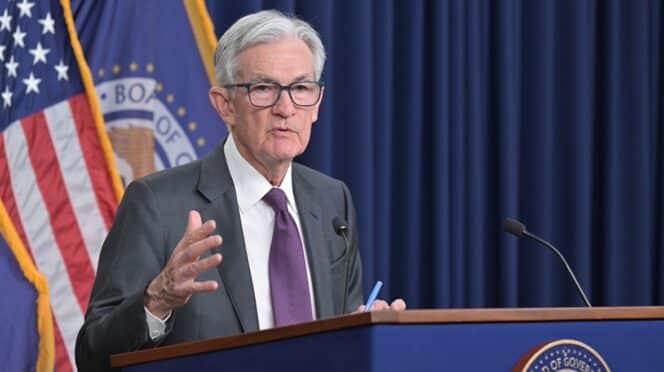 Jerome Powell, presidente de la Fed