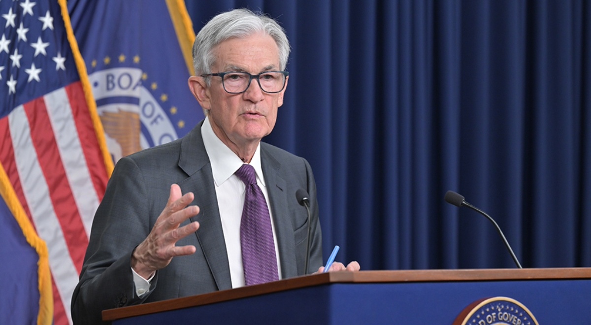 Jerome Powell, presidente de la Fed