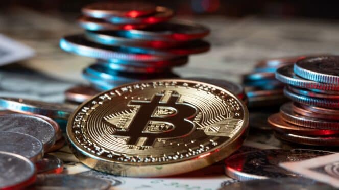 Imagen de un bitcoin