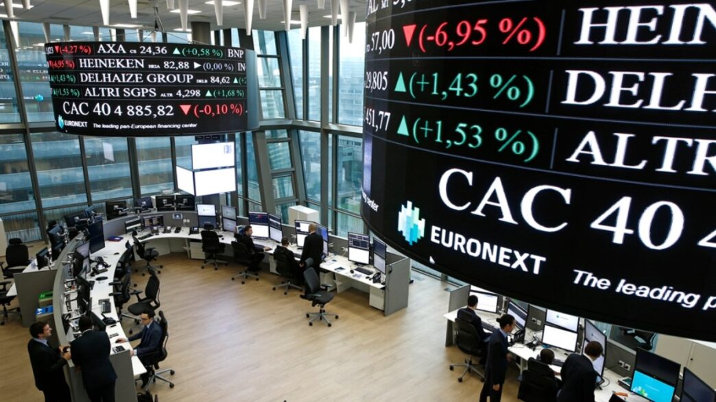 Sala de operaciones de Euronext
