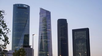 Sede de OHLA en una de las cinco torres de Madrid