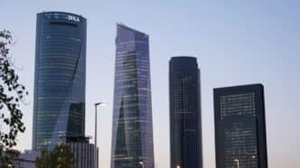 Sede de OHLA en una de las cinco torres de Madrid