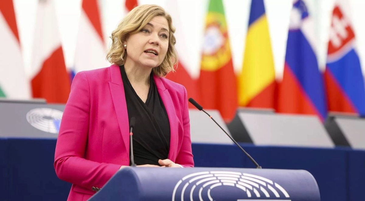 Henna Virkkunen, vicepresidenta de la Comisión Europea para la Soberanía Tecnológica