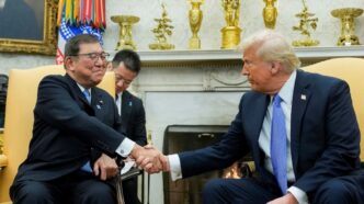 Shigeru Ishiba, primer ministro de Japón, y Donald Trump, presidente de EE.UU.