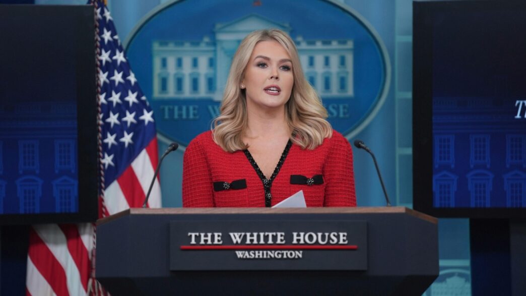 Karoline Leavitt, portavoz de la Casa Blanca