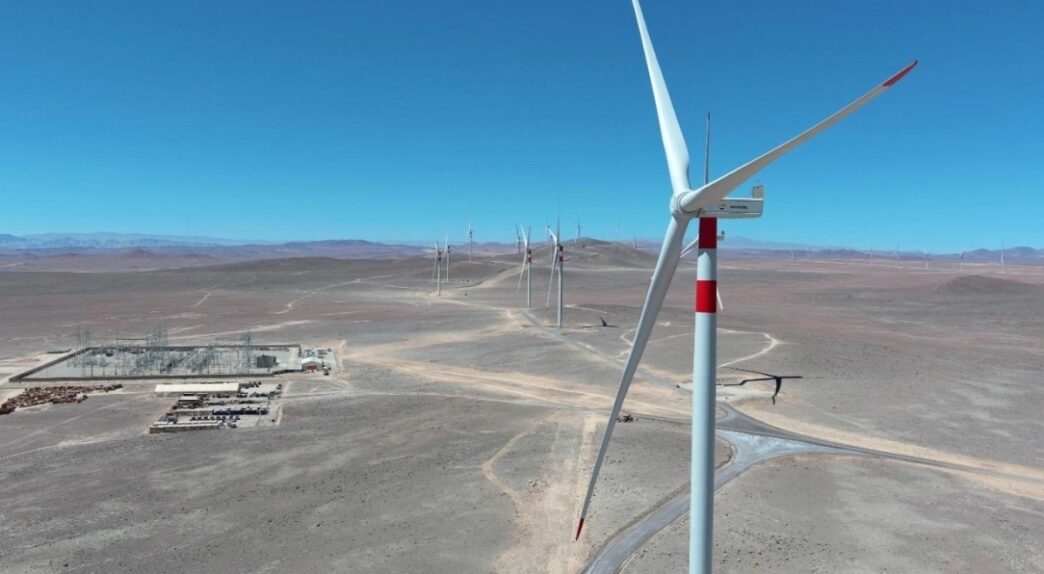 Imagen de parque eólico de Repsol