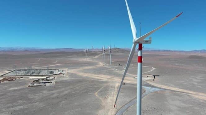 Imagen de parque eólico de Repsol