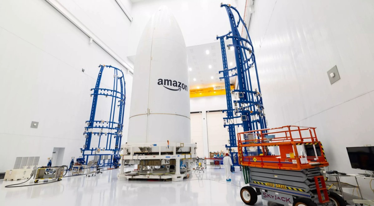Imagen del satélite de Amazon