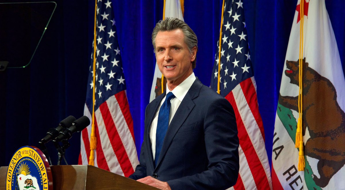Gavin Newson, gobernador de California