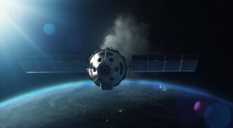 Gráfica 3D de un satélite