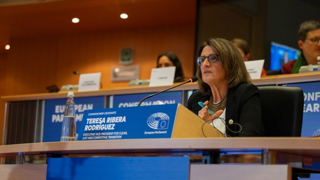 Teresa Ribera, vicepresidenta de Transición Limpia, Justa y Competitiva
