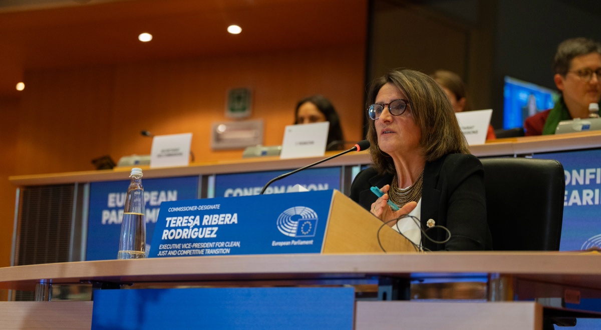 Teresa Ribera, vicepresidenta de Transición Limpia, Justa y Competitiva