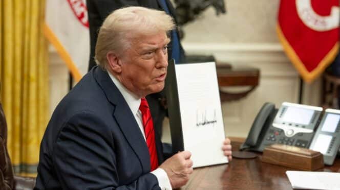 Donald Trump en el Despacho Oval