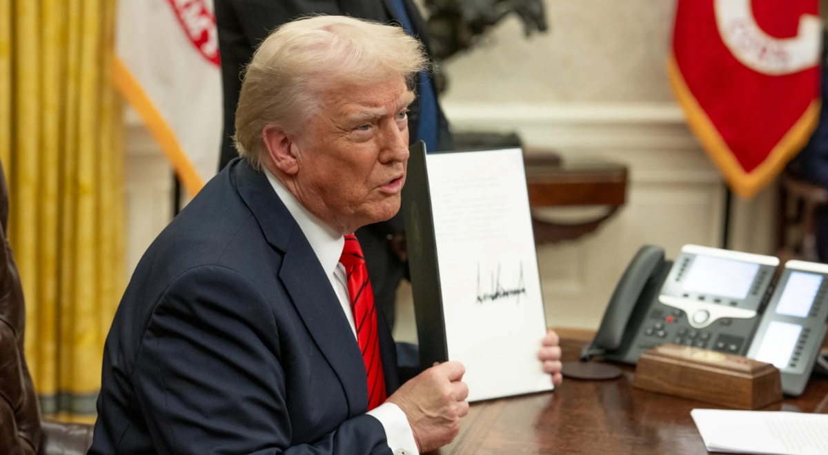 Donald Trump en el Despacho Oval