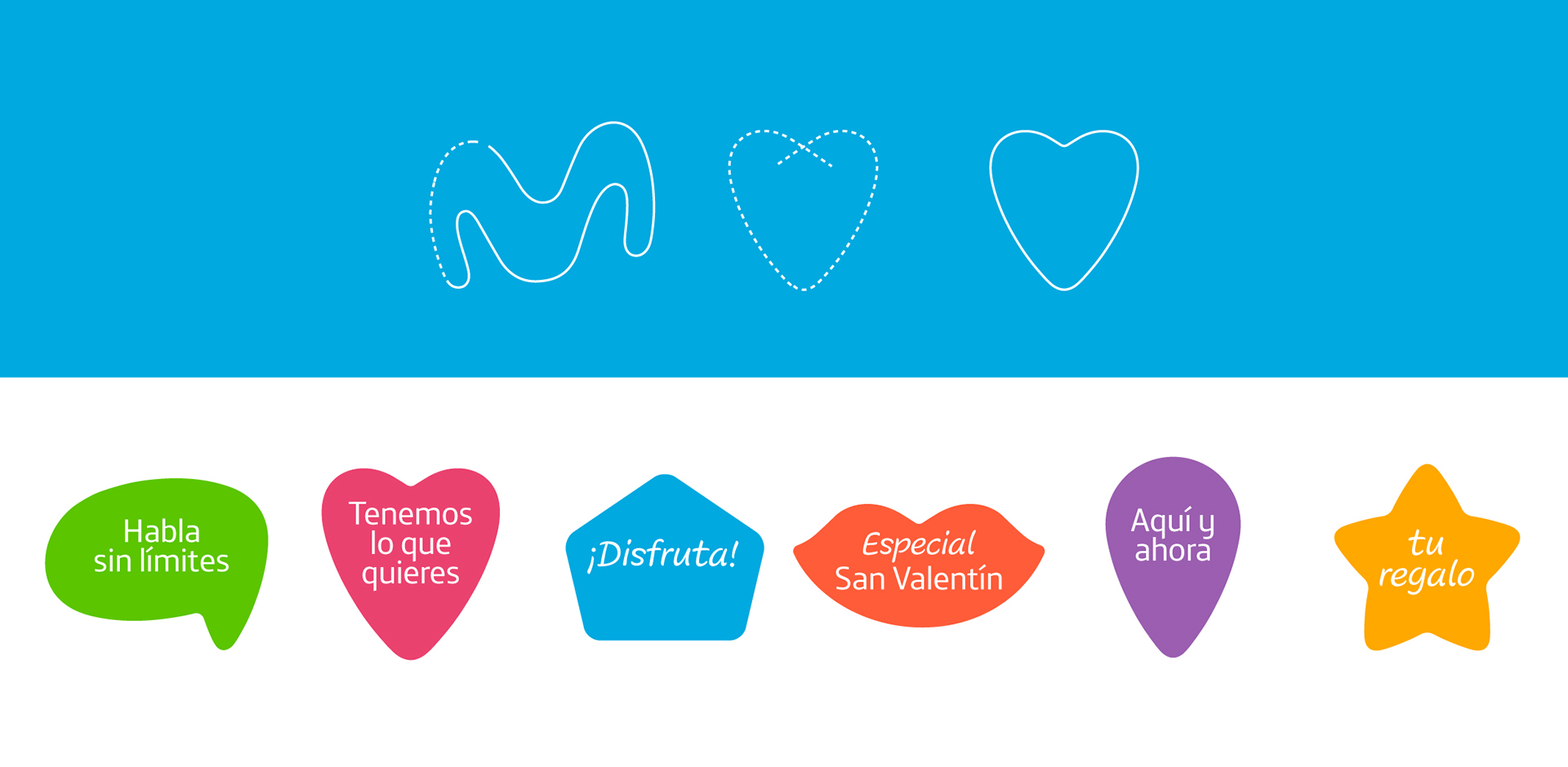Pictogramas de marca de Movistar
