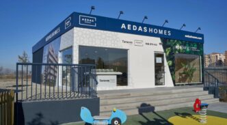 Punto de venta de la inmobiliaria Aedas Homes