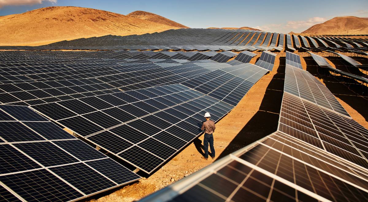 Parque de energía solar