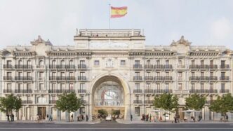 Imagen del edificio Pereda, sede histórica de Banco Santander