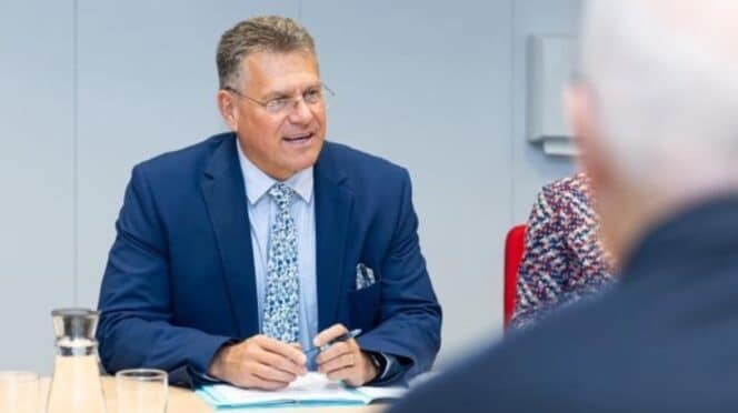 Maros Sefcovic, comisario europeo de Comercio