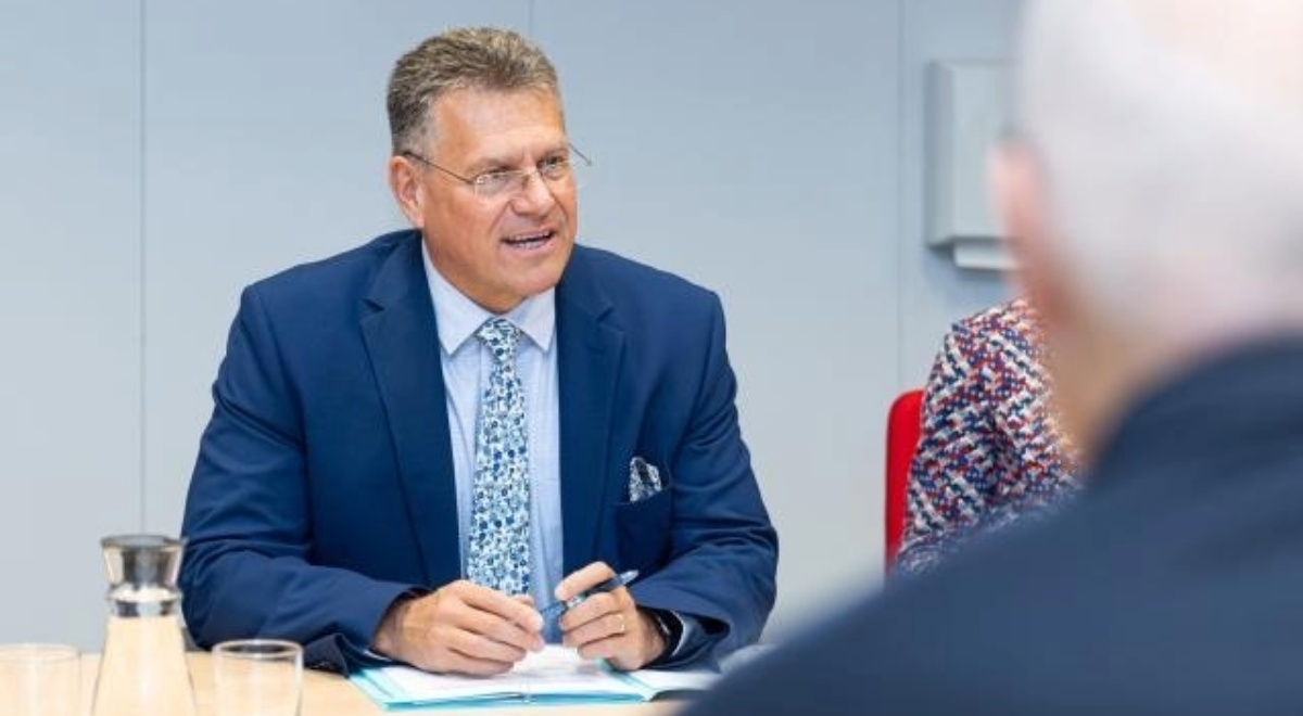 Maros Sefcovic, comisario europeo de Comercio