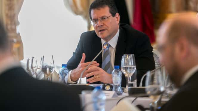 Maros Sefcovic, comisario europeo de comercio
