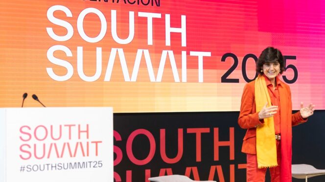 María Benjumea, presidenta de South Summit, durante la presentación