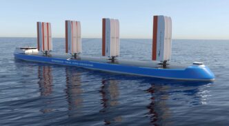 Barco a vela de la startup Windship