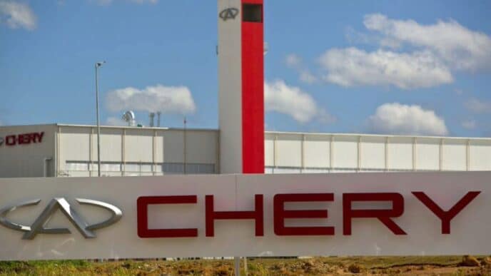 Planta de Chery en Barcelona