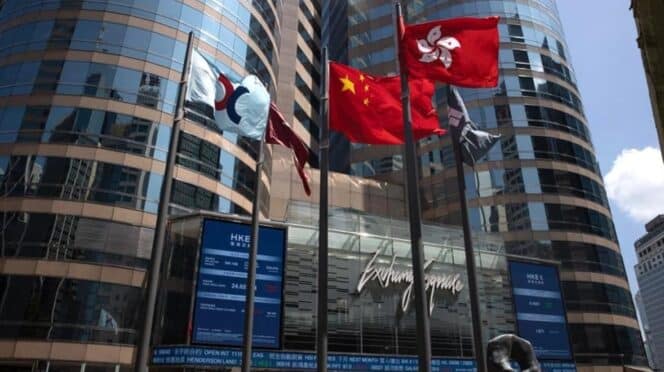Sede de la Bolsa de valores de Hong Kong, China